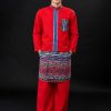 Trang phục Indonesia nam áo - quần - váy màu đỏ