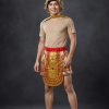 Trang phục múa Champa - Apsara nam màu vàng
