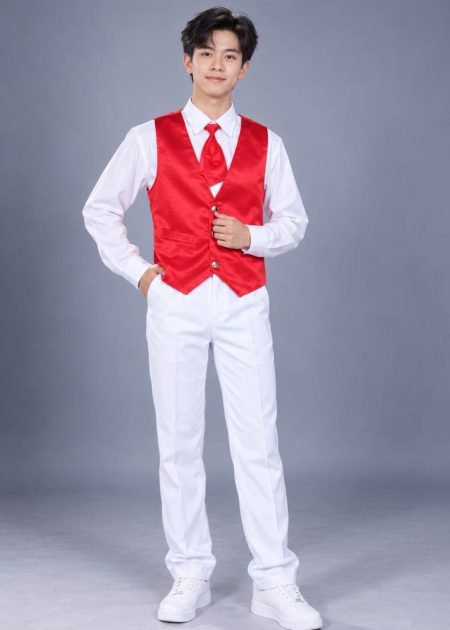 Áo ghi lê màu đỏ (áo khỉ) cho thuê