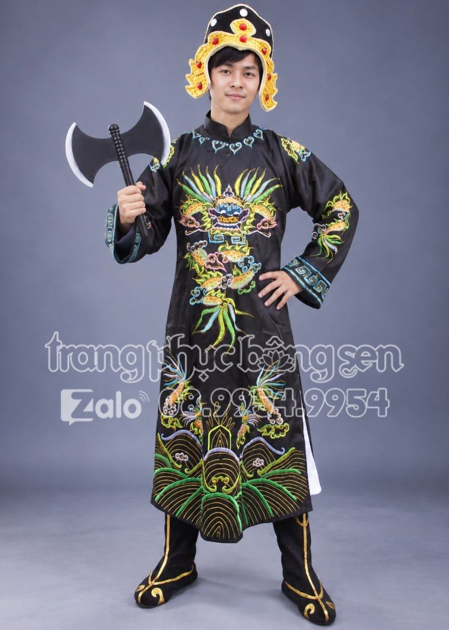 Quần áo táo quân - trang phục quan thiên lôi cho thuê đẹp