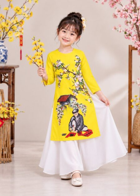 áo dài tết cho bé