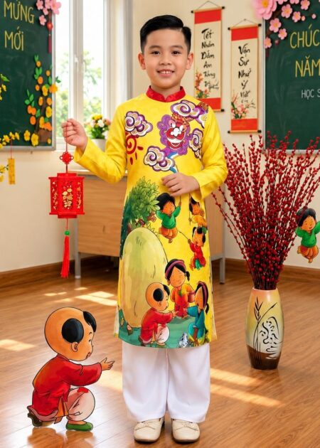 áo dài cách tân trẻ em